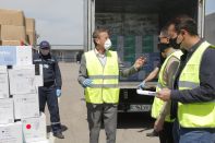 В Алматы прибыл борт с гуманитарной помощью