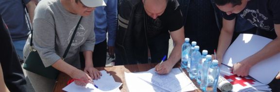 Участники митинга #НЕТУТИЛЬСБОРУ приняли резолюцию и написали письмо Токаеву